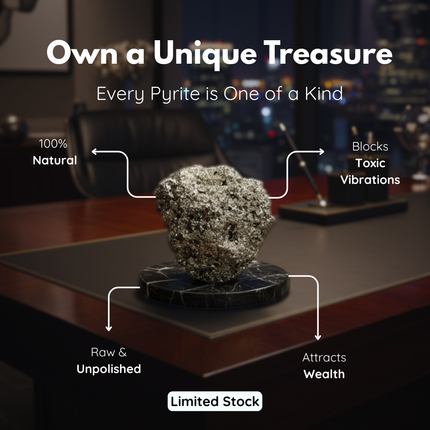 Raw Pyrite Stone - Wealth Magnet