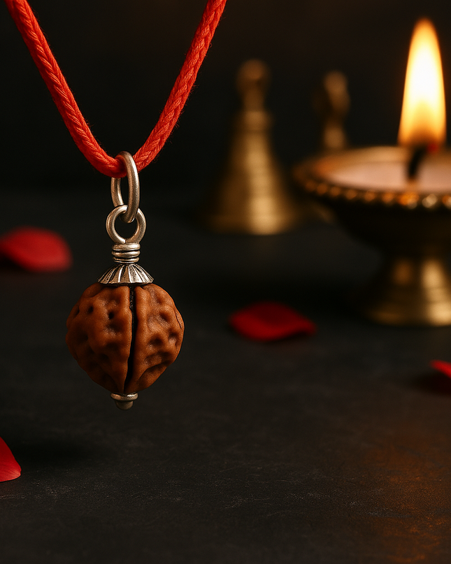 Natural 3 Mukhi Rudraksh | 100% Authentic - 18mm to 22mm