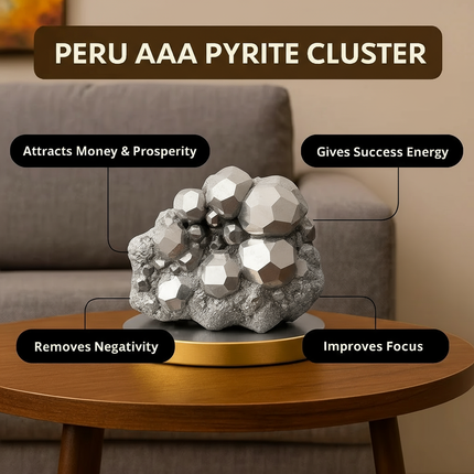 Peru Pyrite Stone - Collectors Edition (AAA Grade)