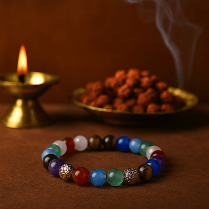 7 Chakra Bracelet - Aura Cleansing - Shubh Mala