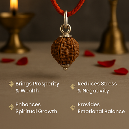 Nepali 7 Mukhi Rudraksh | 100% Authentic - 18mm to 22mm