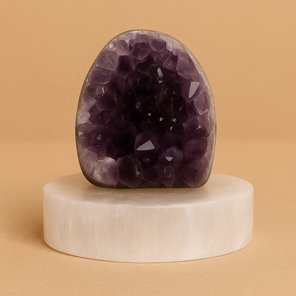 Aura Shield - Brazilian Raw Amethyst Cave Cluster (AAA Quality)