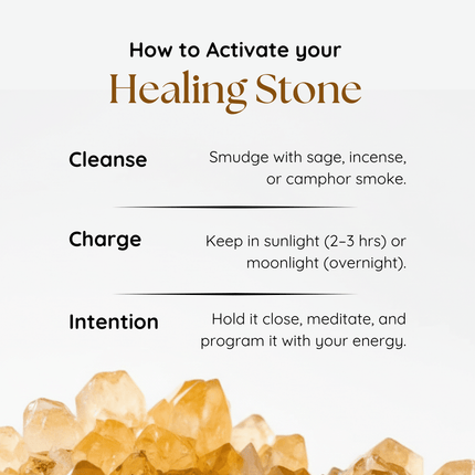 AAA Brazilian Citrine Geode | Natural Abundance Stone - Shubh Mala
