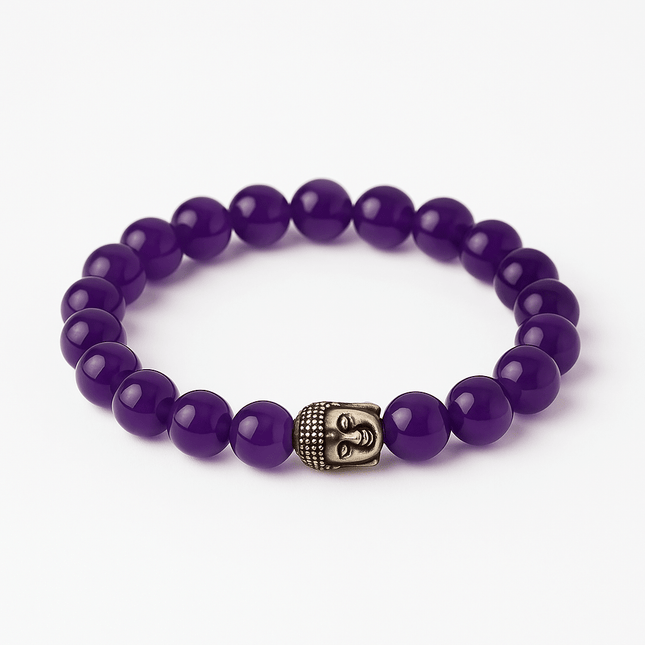 Amethyst Bracelet - Stress Relieving - Shubh Mala
