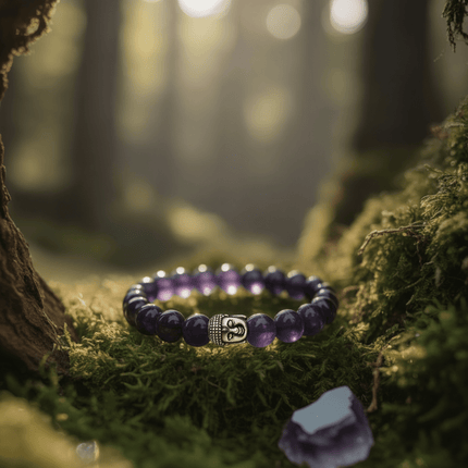 Amethyst Bracelet - Stress Relieving - Shubh Mala