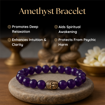 Amethyst Bracelet - Stress Relieving