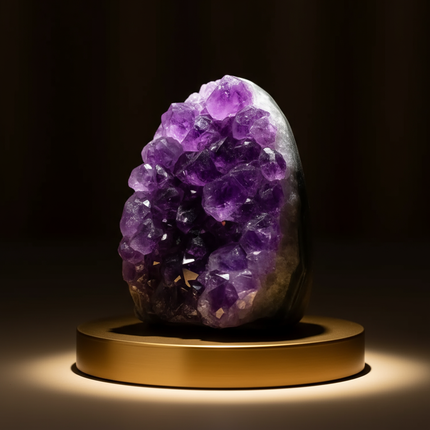 Aura Shield - Brazilian Raw Amethyst Cave Cluster (AAA Quality)