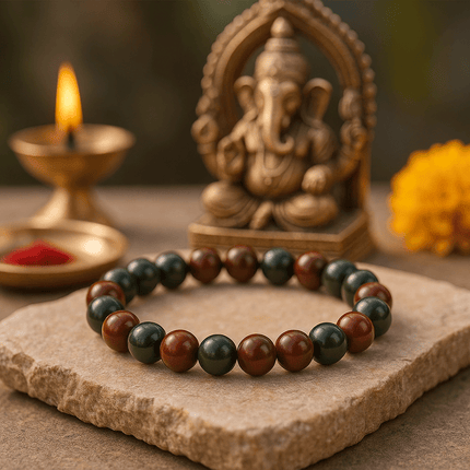 Bloodstone bracelet - Energy Boosting - Shubh Mala