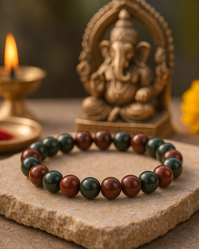 Bloodstone bracelet - Energy Boosting