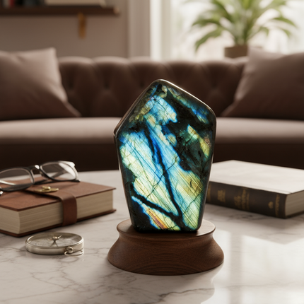 Mystic Shield - labradorite Crystal