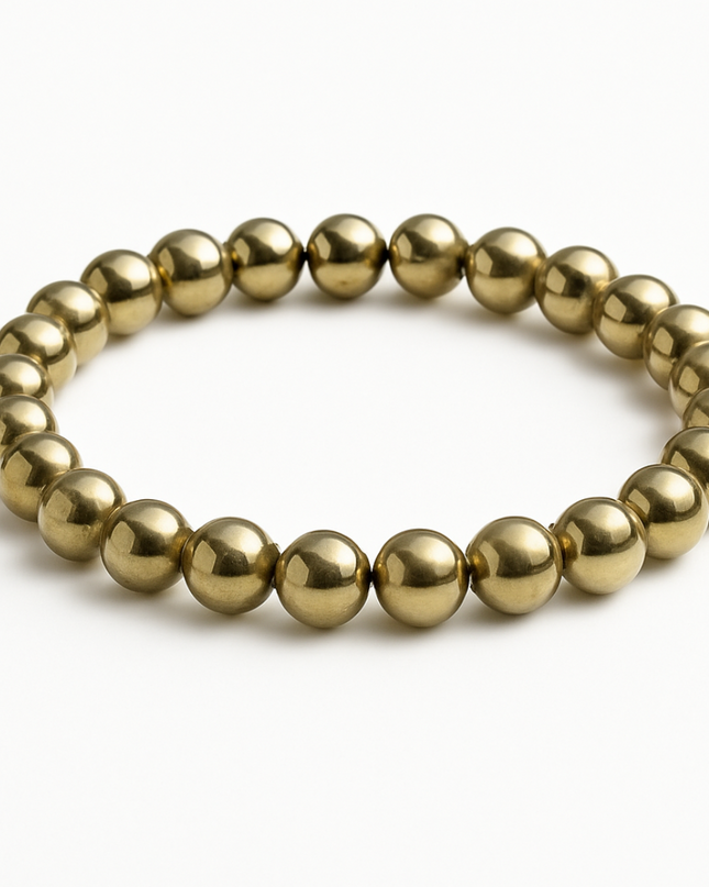 Golden Hematite Bracelet - Confidence Boosting