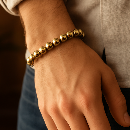 Golden Hematite Bracelet - Confidence Boosting