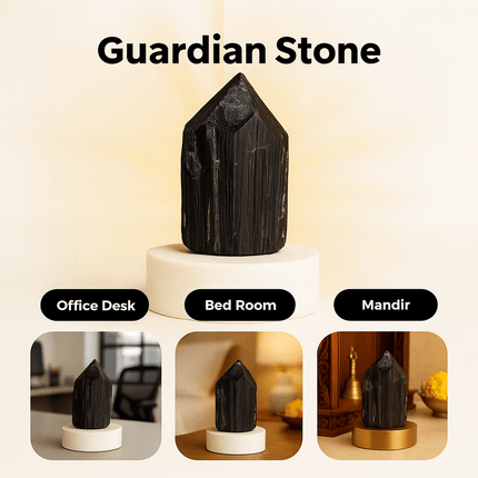 Guardian Stone – Black Tourmaline AAA - Shubh Mala