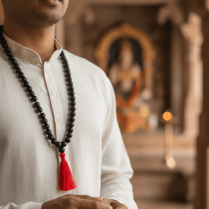 Karungali Mala for Protection & Negativity Removal | Original Ebony Wood - Shubh Mala