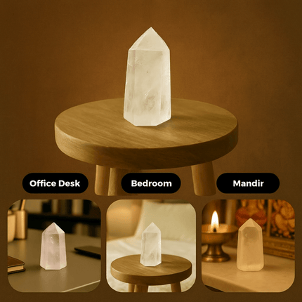 Master Healer - Clear Quartz (AAA quality) - Shubh Mala