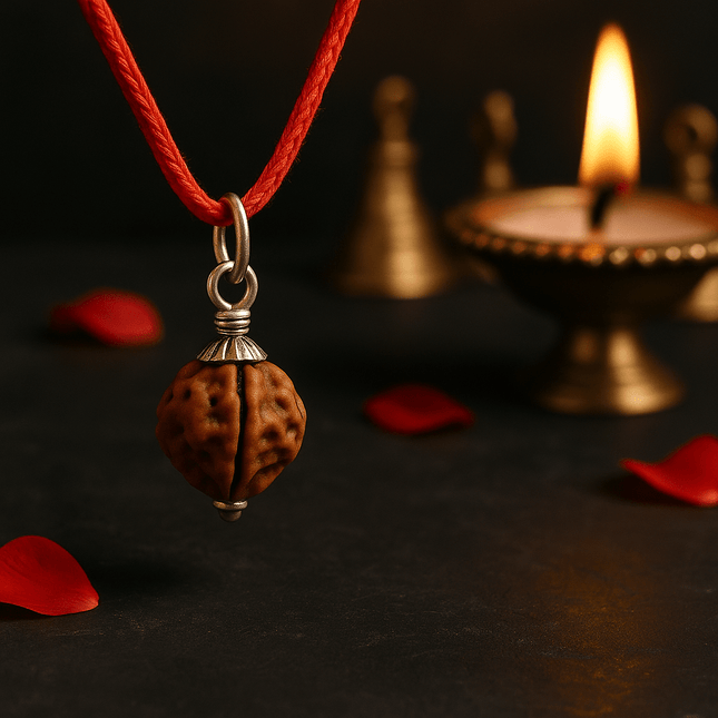 Natural 3 Mukhi Rudraksh | 100% Authentic - 18mm to 22mm - Shubh Mala