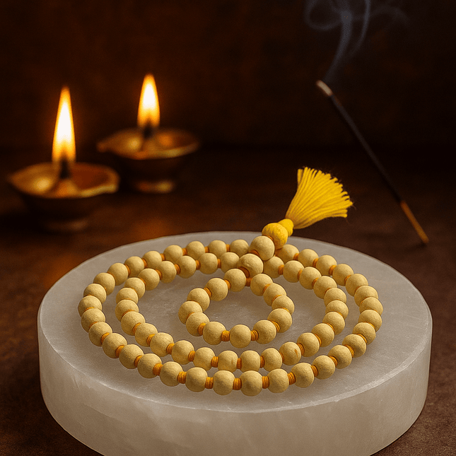 Natural Tulsi Mala – 108 Beads - Shubh Mala