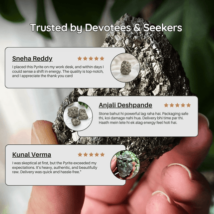 Peru Pyrite Stone - Shubh Mala