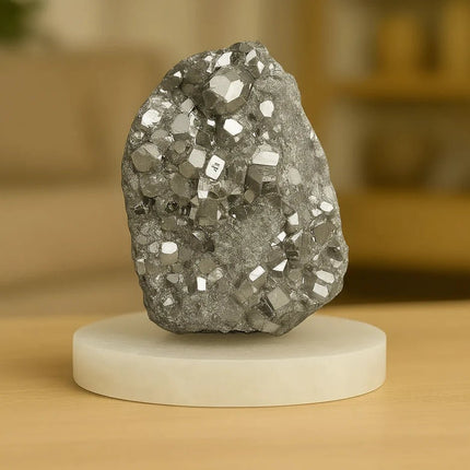 Peru Pyrite Stone - Shubh Mala