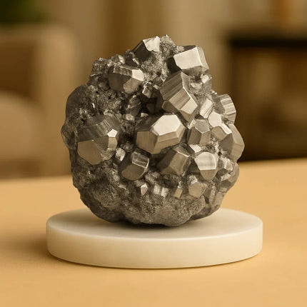 Peru Pyrite Stone - Shubh Mala