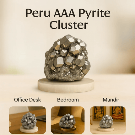Peru Pyrite Stone - Collectors Edition (AAA Grade) - Shubh Mala
