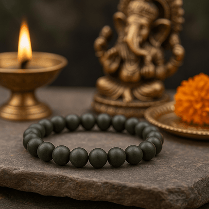 Raw Pyrite Bracelet - Prosperity Magnet - Shubh Mala