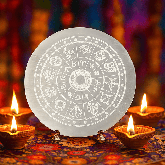 Selenite Crystal Recharging Plate - Shubh Mala