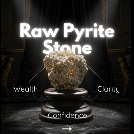 Raw Pyrite Stone - Wealth Magnet