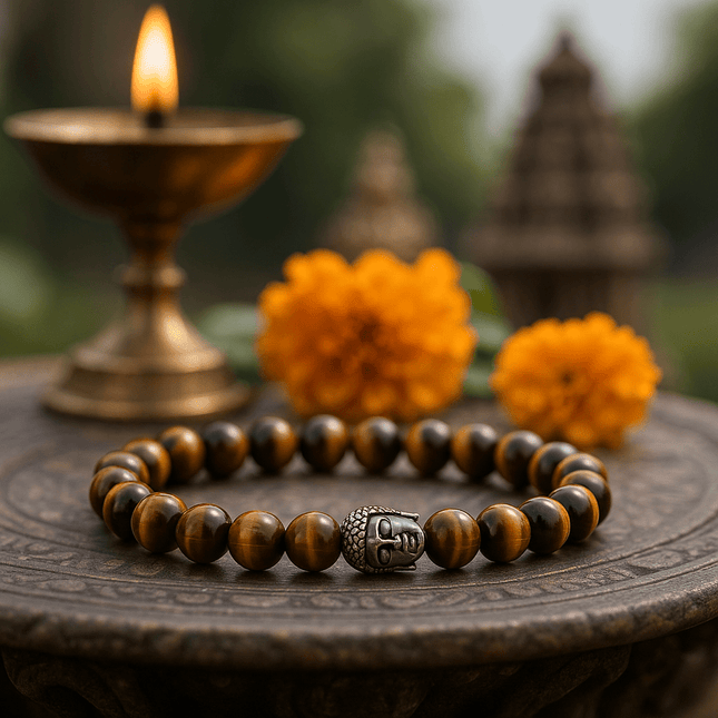 Tiger Eye Bracelet - Focus Enhancing - Shubh Mala