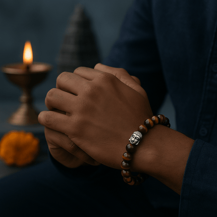 Tiger Eye Bracelet - Focus Enhancing - Shubh Mala